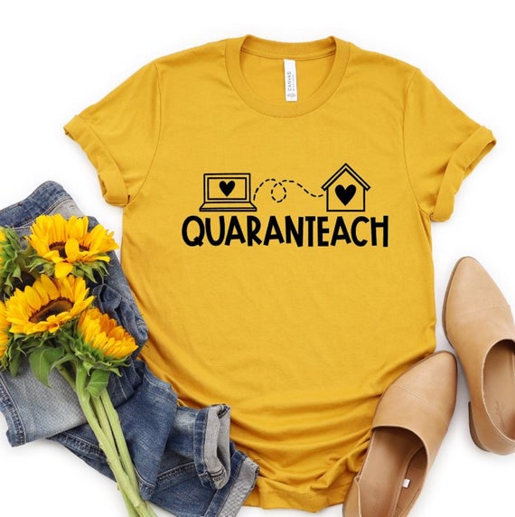 Quaranteach Virtual Teacher Shirt Teacher tshirt Home school | Etsy