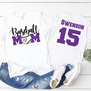 Baseball Mom Shirt Baseball Moms Baseball Shirts Baseball Gift for Mom Baseball Mom T-shirt Baseball Moms Game Day Shirt baseball shirts
