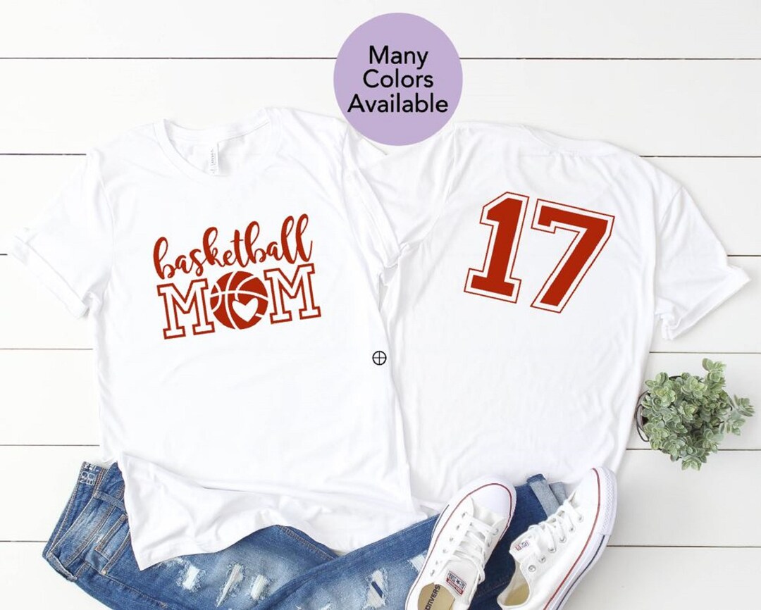 Cute Basketball Mom Shirt Custom Basketball Shirt Custom Etsy