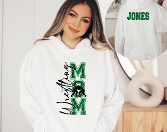 Wrestling Mom Sweatshirt, Wrestling Moms, Glitter Wrestling Sweatshirt, Wrestling Sweatshirt, custom Wrestling Shirt, Senior Wrestling