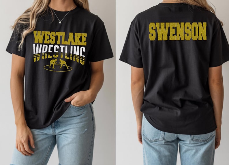Glitter Wrestling Mom Sweatshirt Wrestler Mom Sweatshirt for Wrestling Mom Sweatshirt for Wrestler Mom Gift for Mom Wrestler image 2