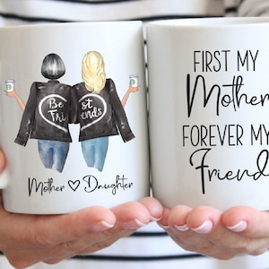 Personalized Mom Mug, Mom Birthday Gift From Daughter, Mothers Day Gift For Mom, Custom Mom And Daughter Gift, Daughter Gift From Mom image 1