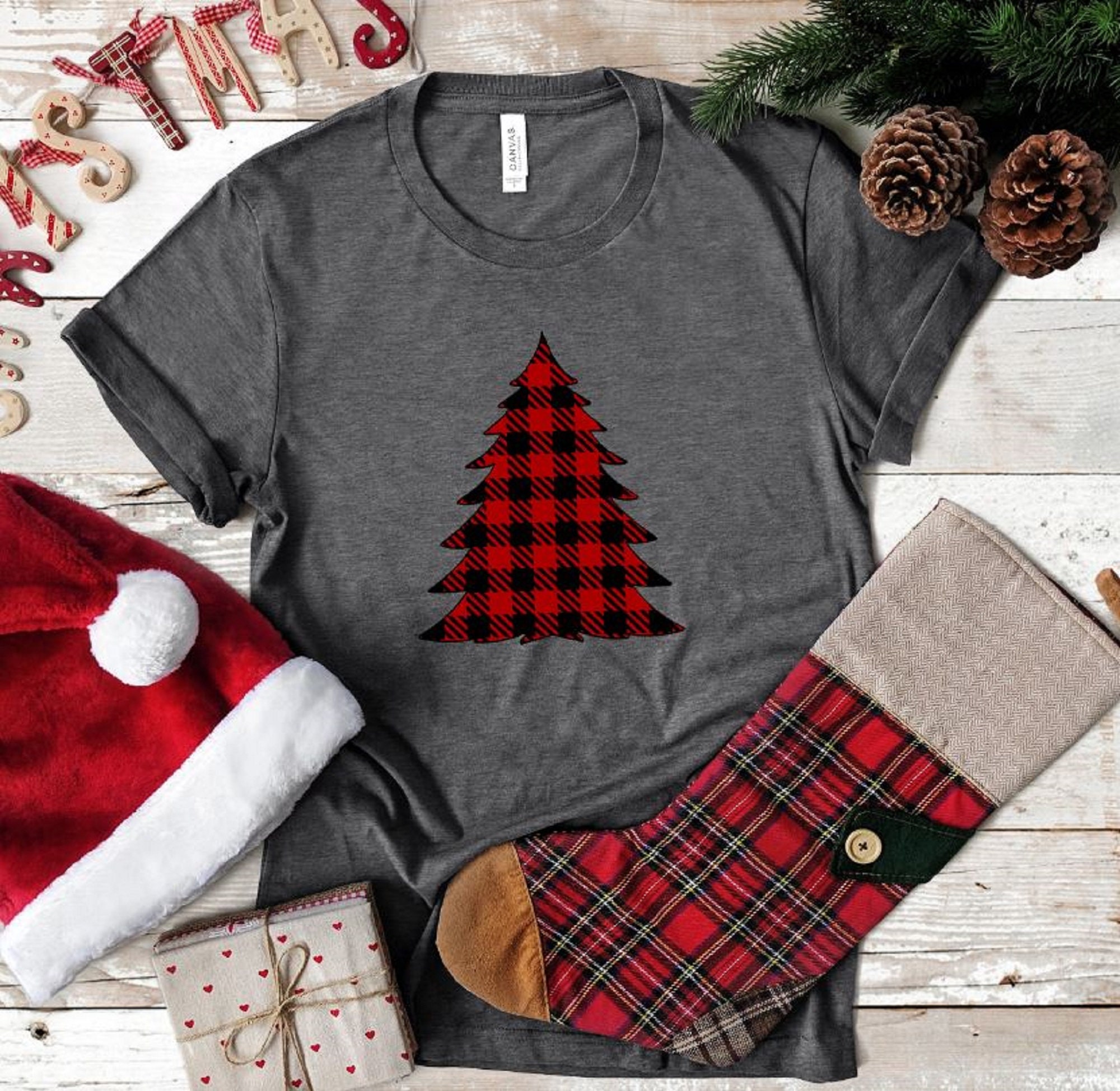 Christmas Shirts for Women Buffalo Plaid Shirt Buffalo | Etsy