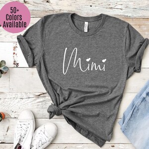Gigi, Mimi, Grandma, etc - Bella Canvas Unisex Tee, Crew neck, gigi shirt, mimi tshirt, gift for grandma, auntie shirt, grandma shirt, gigi image 2