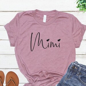 Gigi, Mimi, Grandma, etc - Bella Canvas Unisex Tee, Crew neck, gigi shirt, mimi tshirt, gift for grandma, auntie shirt, grandma shirt, gigi image 3