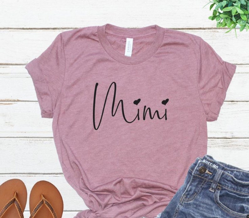 Gigi, Mimi, Grandma, etc - Bella Canvas Unisex Tee, Crew neck, gigi shirt, mimi tshirt, gift for grandma, auntie shirt, grandma shirt, gigi image 3