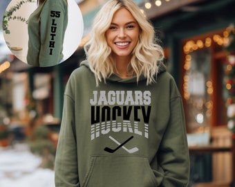 Custom Hockey Hoodie, Personalized Hockey Sweatshirt, Hockey Team Name, Hockey Sweatshirt, Hockey Game Day Hoodie, Hockey Hoodie, Hockey Mom