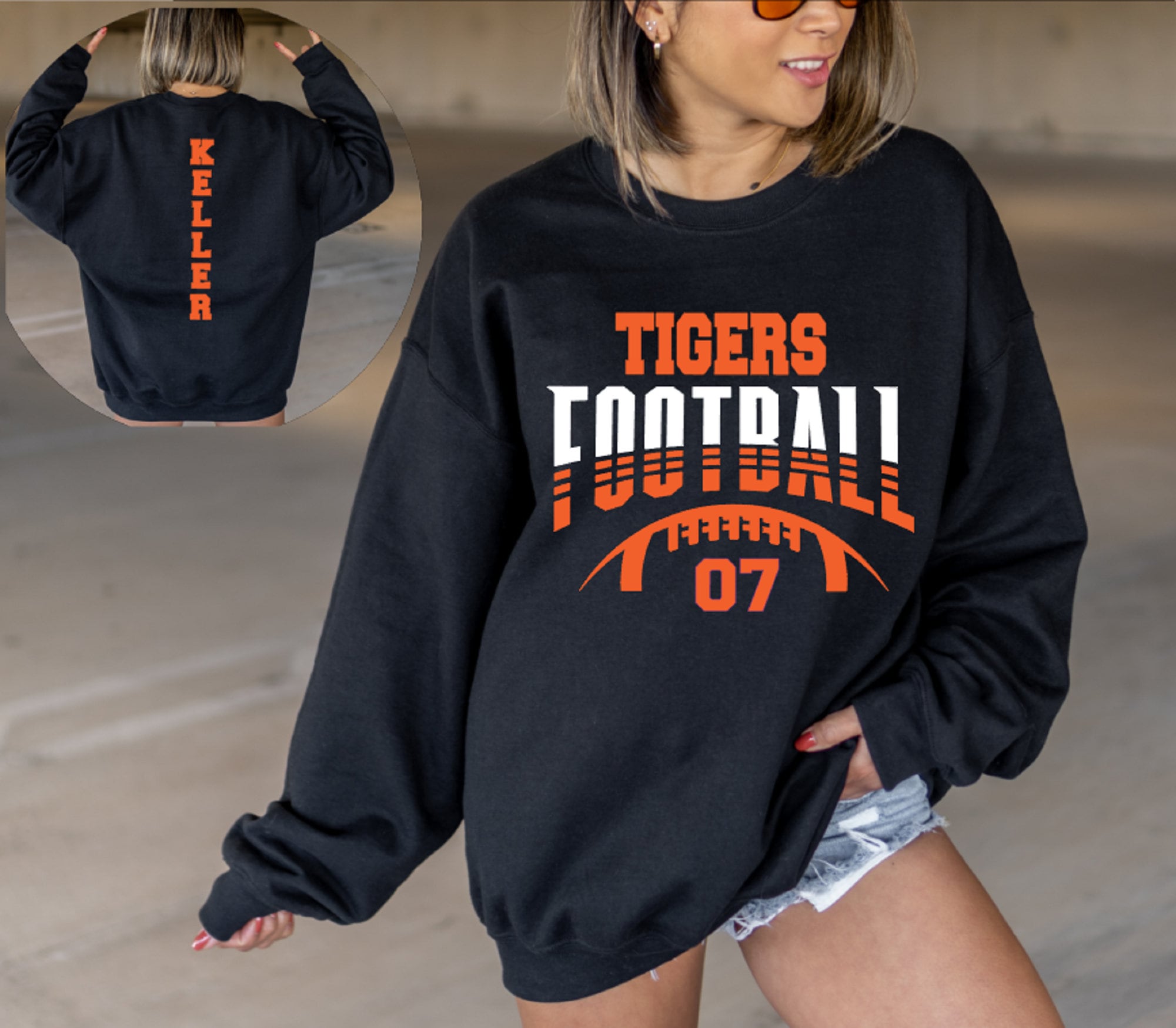 Ink Hoodie Custom Stitched Pink Black-White Football Pullover