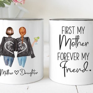 Personalized Mom Mug, Mom Birthday Gift From Daughter, Mothers Day Gift For Mom, Custom Mom And Daughter Gift, Daughter Gift From Mom image 3