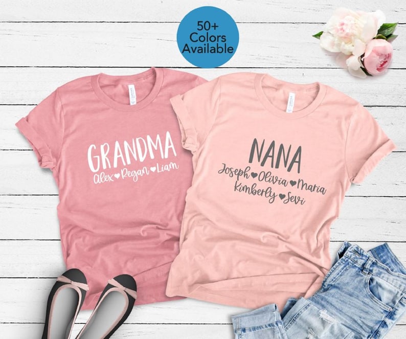 Best Grandma Ever Shirt Grandma Shirt Promoted to Grandma Etsy
