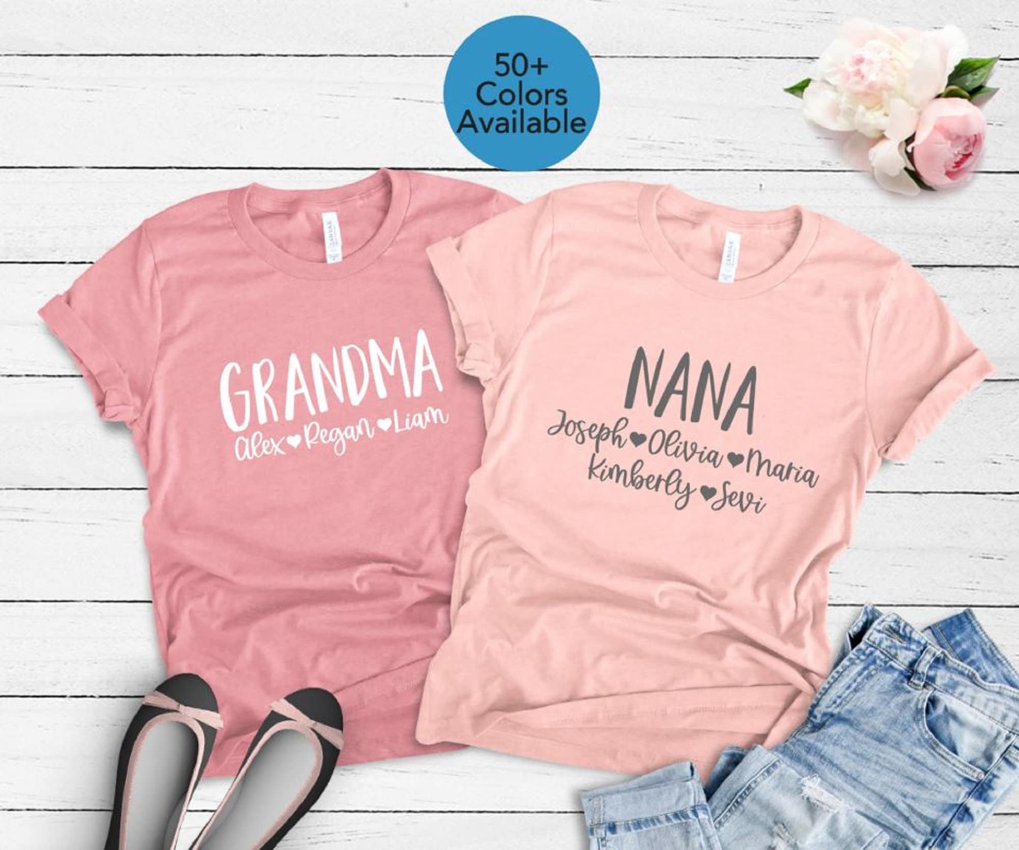 Best Grandma Ever Shirt Grandma Shirt Promoted to Grandma Etsy