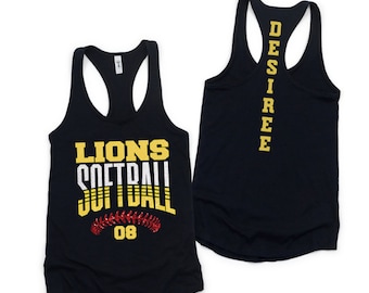 Chemise de softball à paillettes pour maman Débardeurs d'équipe de softball Débardeur de softball personnalisé Chemises de softball à numéro de softball personnalisé Chemise de softball pour maman