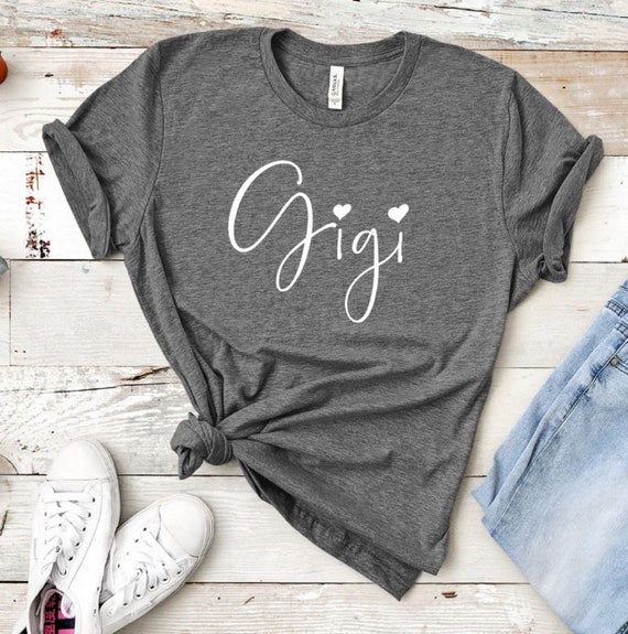 Gigi, Mimi, Grandma, etc - Bella Canvas Unisex Tee, Crew neck, gigi shirt, mimi tshirt, gift for grandma, auntie shirt, grandma shirt, gigi