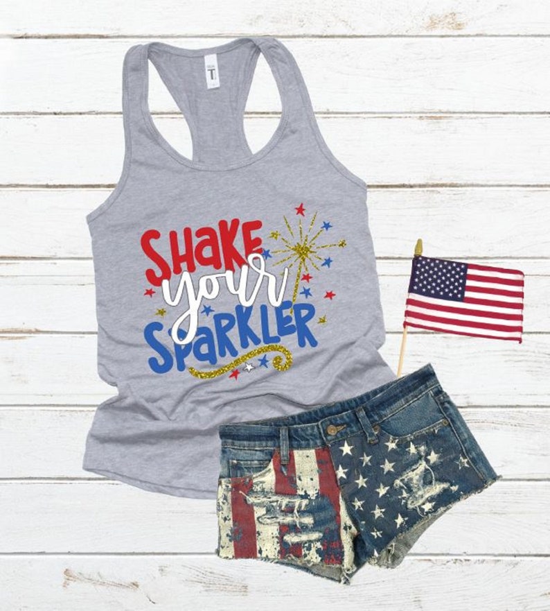 Funny 4th of July Tank Tops 4th of July Shirt women fourth Etsy