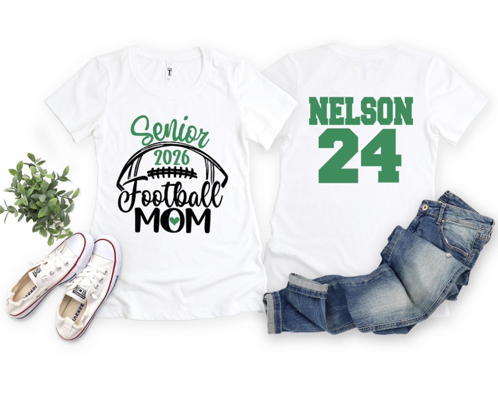 Senior Football Shirt Senior Football Mom T-shirt Senior 2026