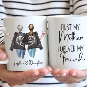 Personalized Mom Mug, Mom Birthday Gift From Daughter, Mothers Day Gift For Mom, Custom Mom And Daughter Gift, Daughter Gift From Mom image 5