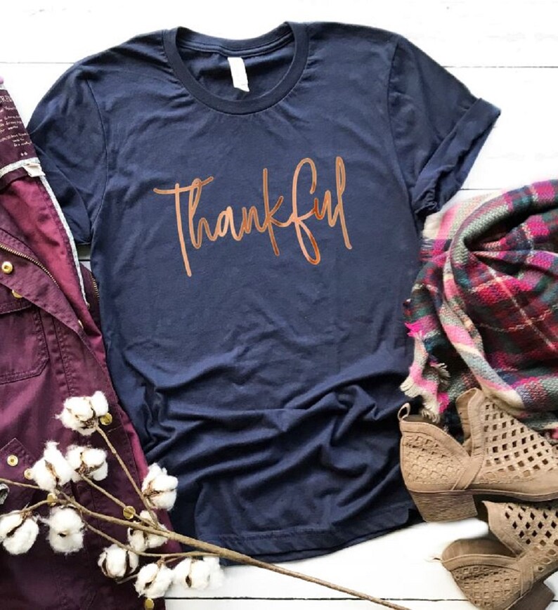 men's thankful shirt