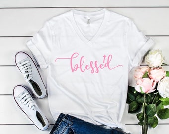 Blessed Shirt, Blessed, Blessed TShirt, Womens Shirt, Unisex Tshirt, Unisex Tee, Womens Shirts, Womens Tops, Blessed Tops, Womens Gift