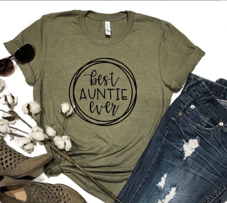 Best Aunt Ever Tee-Shirt Gift for Aunt From Niece or Nephew