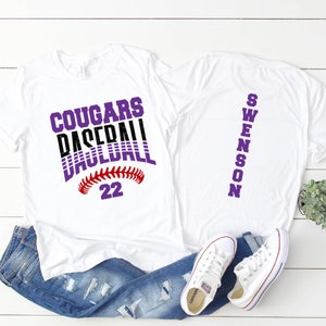 Custom Baseball Shirt, Personalized Baseball Shirt, Baseball Team Name Shirt, Baseball Shirt, Game Day Shirt, Baseball Mom Shirt