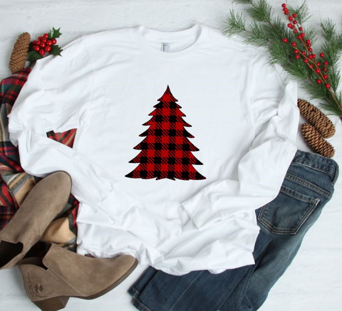 Christmas Shirts for Women Buffalo Plaid Shirt Buffalo Plaid - Etsy