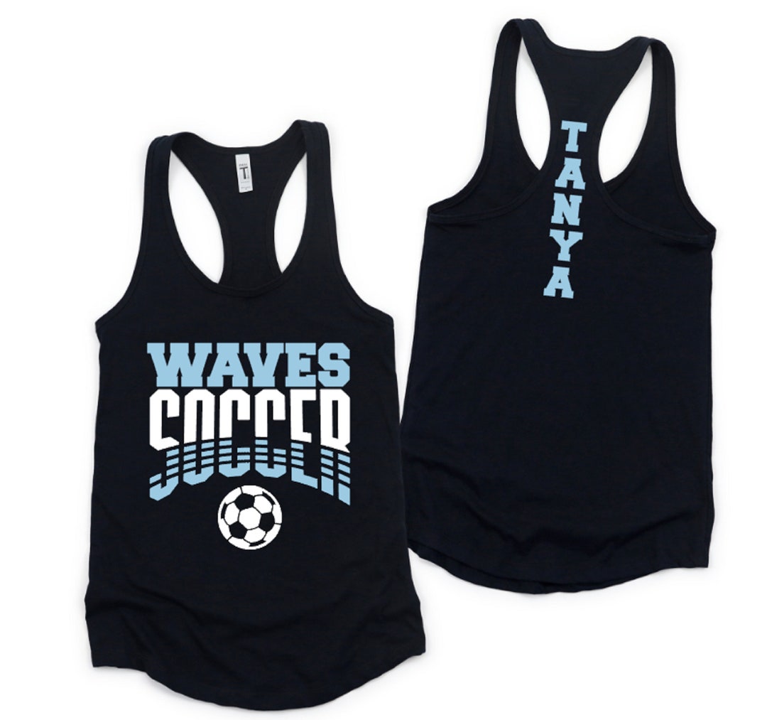 Custom Soccer Tank Top Personalized Soccer Shirt Soccer Team Name Tank ...