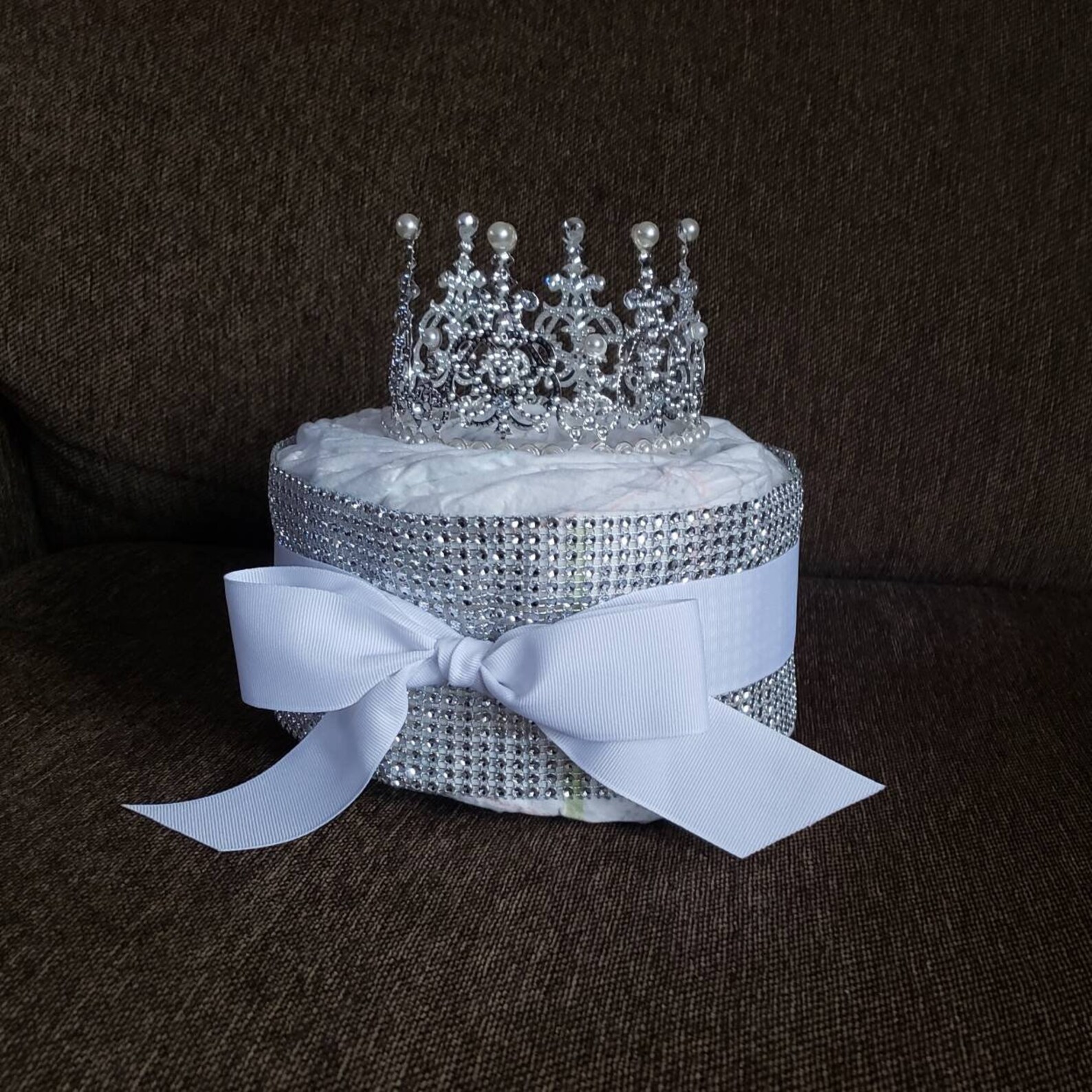 DUCHESS Tiara Diaper Cake Etsy