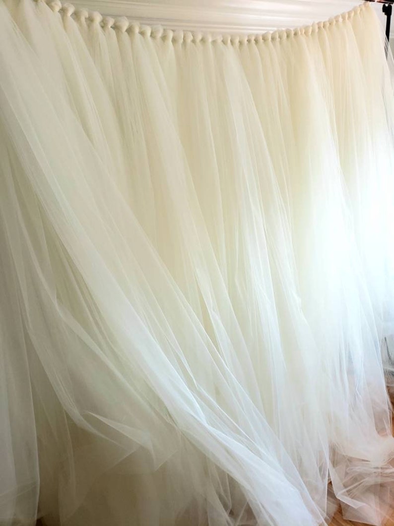 Tulle Backdrop photo Backdrop Bridal Showers Weddings Etsy