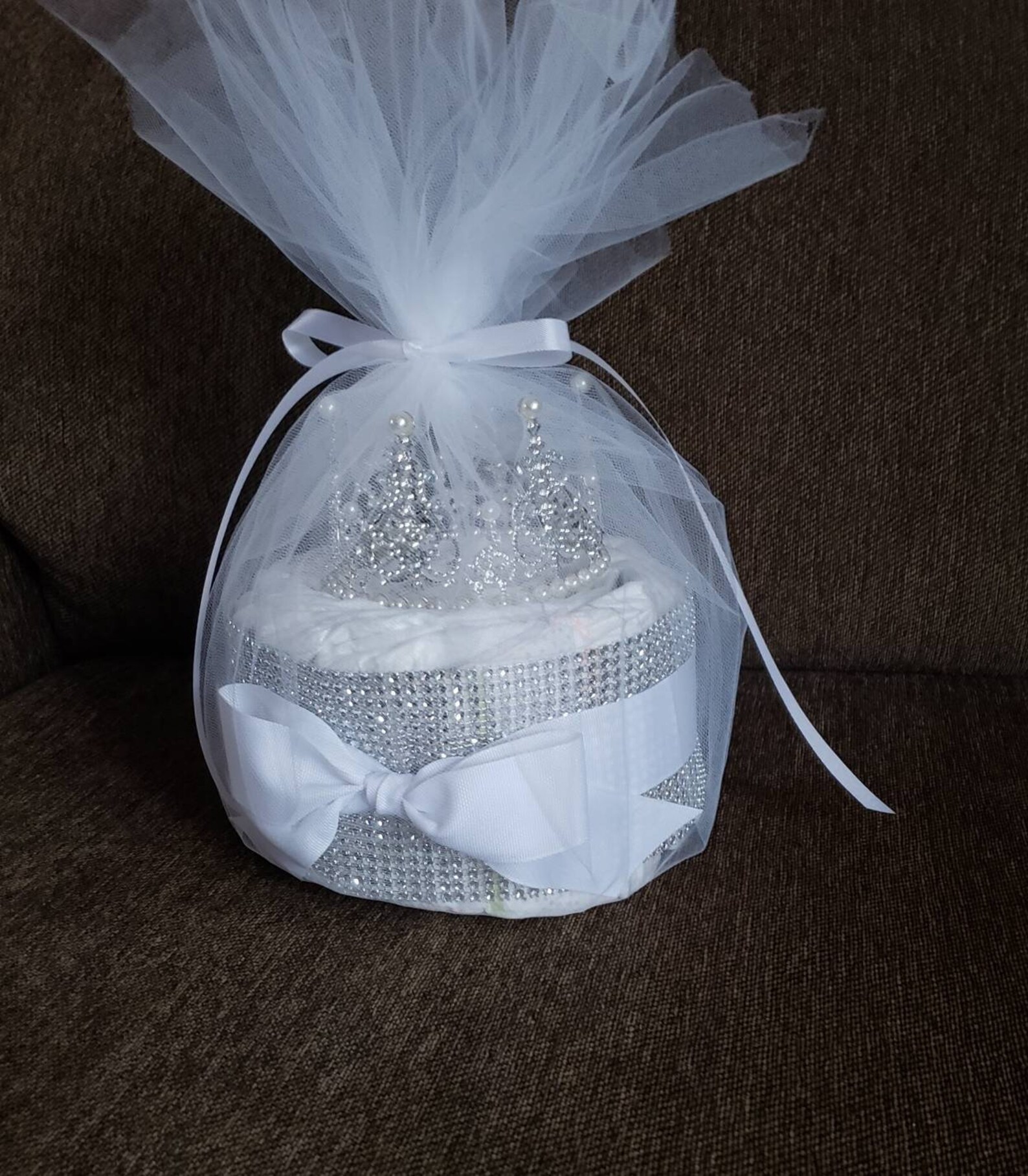 DUCHESS Tiara Diaper Cake Etsy