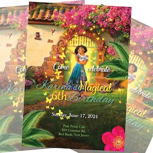 Encanto Inspired Digital Birthday Invitation (Instant Download)