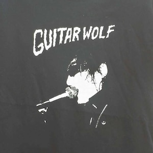 GUITAR WOLF rocknroll tee shirt garage punk Oblivions Cheater Slicks t-shirt Japan gonerfest  Ramones jett wild zero burger oh sees