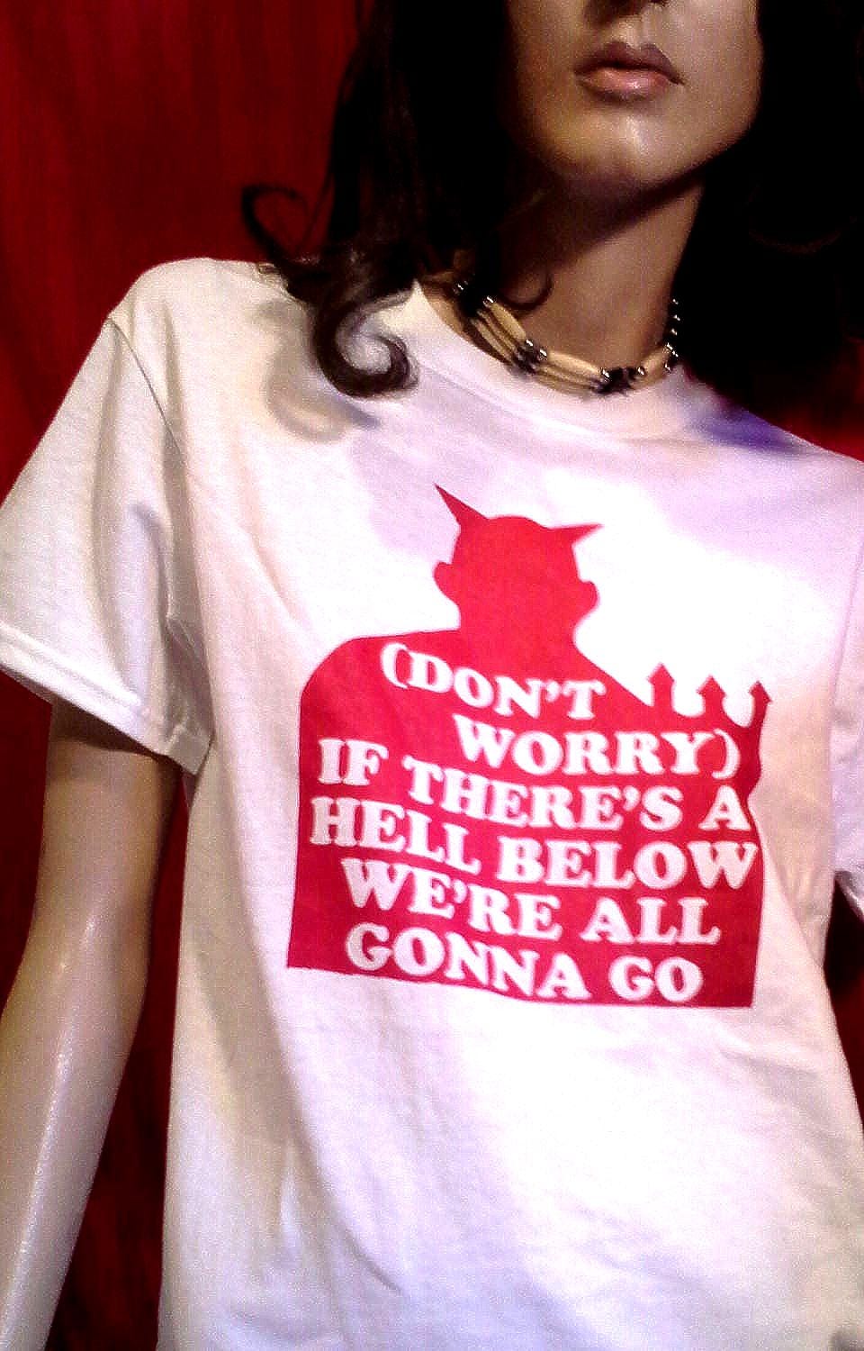 CURTIS MAYFIELD T-Shirt "Don't worry, if there's a Hell Below.. 70s Funk Soul 60s Stax Motown record collector  BLM trump black lives matter