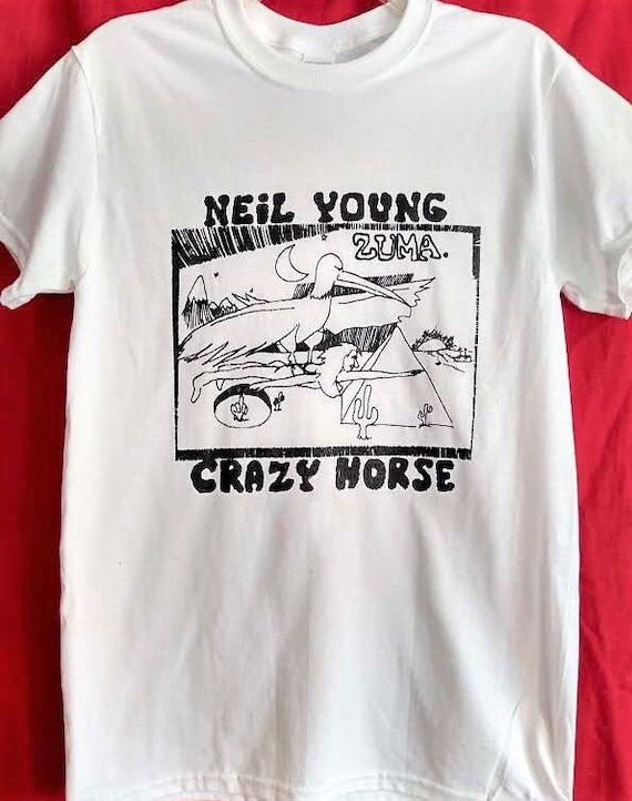 Neil Young & Crazy Horse ZUMA Album T Shirt, Psychedelic
