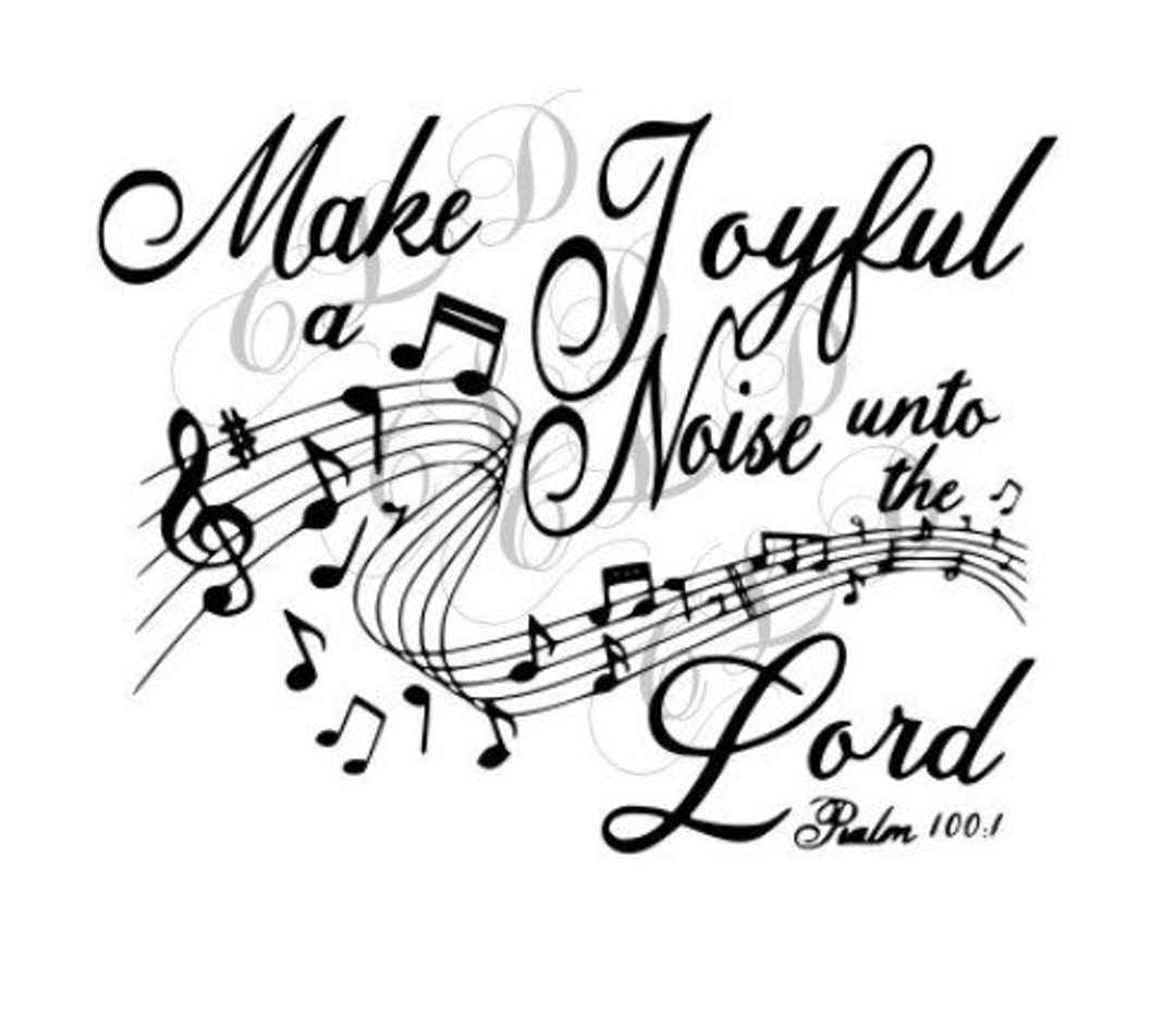Make a Joyful Noise SVG Etsy