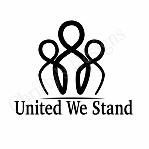 United we stand solidarity svg