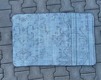 VİNTAGE Türmatte, Mattierung, Bodenmatte, Eingangsmatte, Türmatte Teppich, 2 X 3 ft, Überspielteppich, Kleiner Teppich, Grauer Teppich, Wohngeschenk