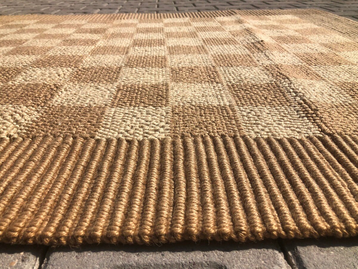 Gewebte Korb aus Bambus 41 X 6 ft Teppich BioTeppich Etsy.de