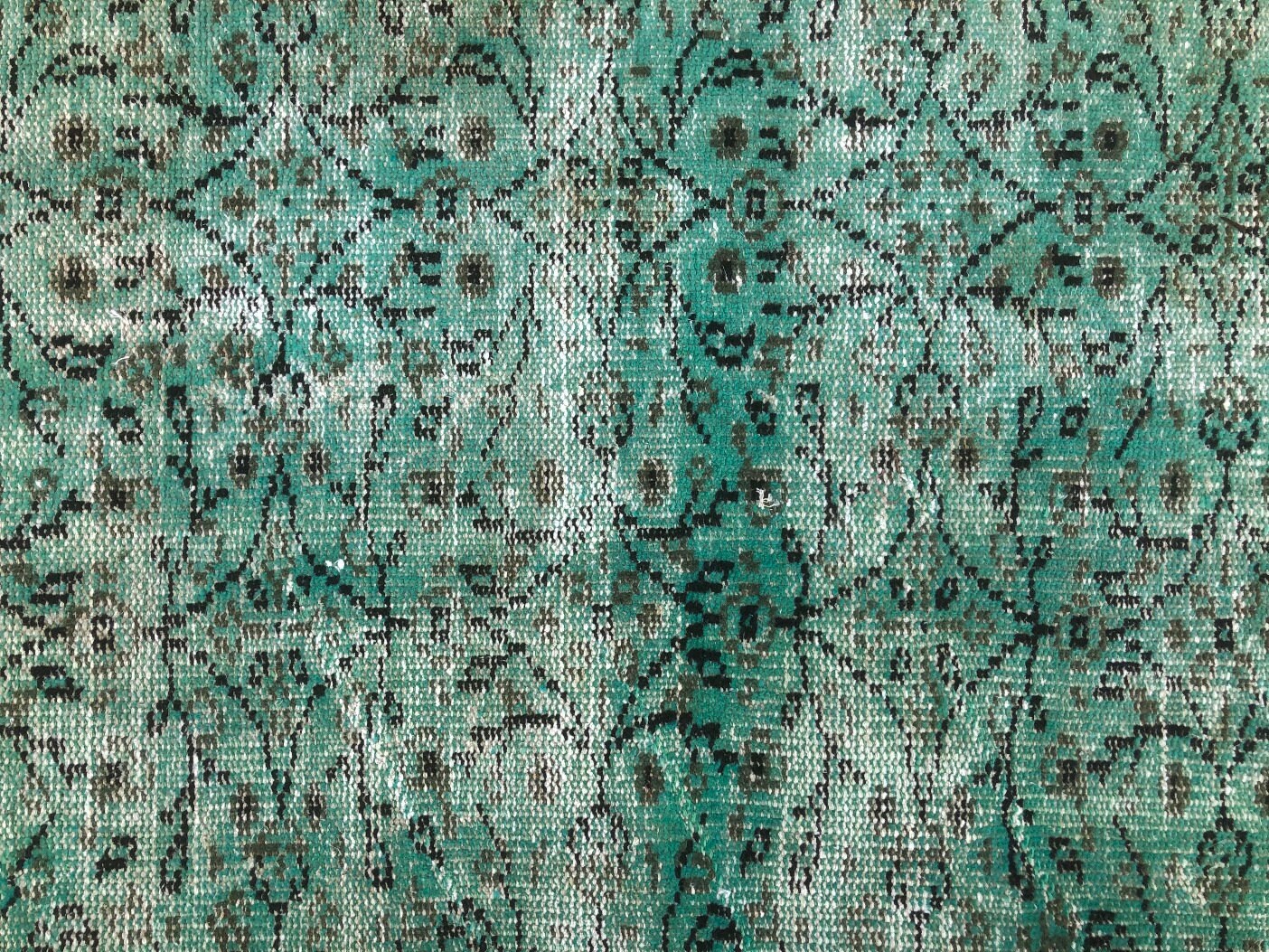 Vintage Runner Rug Green Runner rug 2.1 X 7.5 ft Carpet Etsy