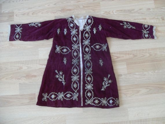 OTTOMAN VELVET JACKET ,wedding jacket , 31" x 20 ,