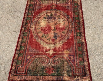 60×104 \"zig-zag” ViNTAGE TURKiSH RUG 7x10 ZIGZAG Vintage Turkish KILIM Area Rug, Oushak Handmade