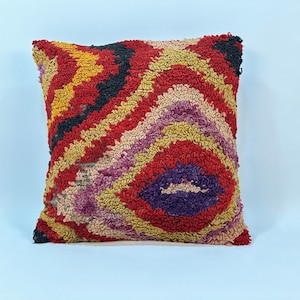 armchair pillow, floor pillow, couch pillow, throw kilim pillow, decorative kilim pillow, turkish kilim pillow, 16x16 kilim pillow