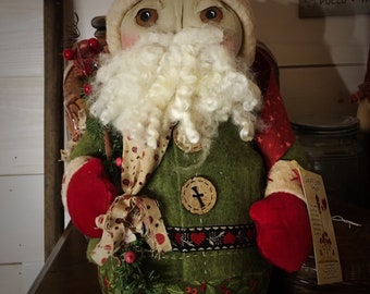 Whimsical Nordic Santa Doll!