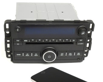 2007-2008 Chevrolet Monte Carlo And Impala Am Fm CD with Auxiliary Input & Bluetooth Music Upgrade 25887147