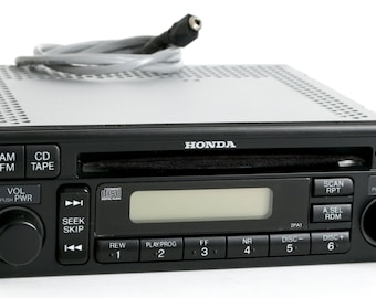 Honda Accord 2001-2002 Radio Am Fm Cd Player Upgraded W Auxiliary