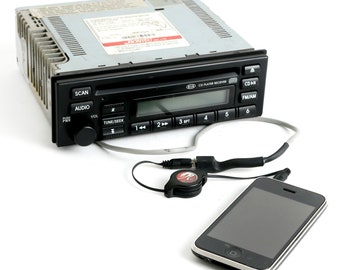 Kia Spectra 2002-2004 Radio Am Fm CD Player with Auxiliary Input Upgrade on Pigtail Part Number: 1K2NC6686X