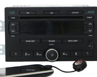 2005-2008 Chevrolet Optra Suzuki Reno AM FM CD Player Auxiliary Radio With Bluetooth Music Upgrade Part Number 96805108