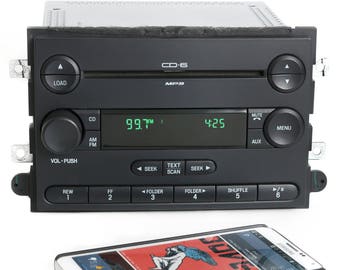 Mercury 2007 Milan AMFM Radio 6 Disc CD Player Radio w Bluetooth Upgrade Part Number: 7E5T-18C815-AD