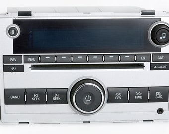 2008 Chevrolet Equinox AM FM CD Player with Auxiliary Input and Bluetooth Music Upgrade Part Number 25956994