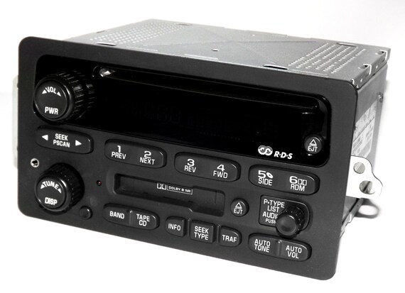 Chevy Gmc Oldsmobile 2000 05 Car Radio Cassette Cd Player W Etsy