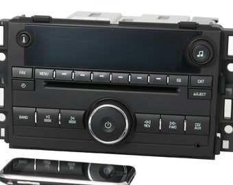 2007-2013 Chevrolet GMC Truck Van Am Fm CD Player with Bluetooth Part Number: 25941137 Plastic - Unlock